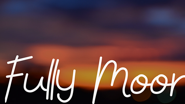 Fully Moon Font