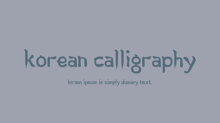 Download Free Korean Looks Font Download Free For Desktop Webfont Fonts Typography