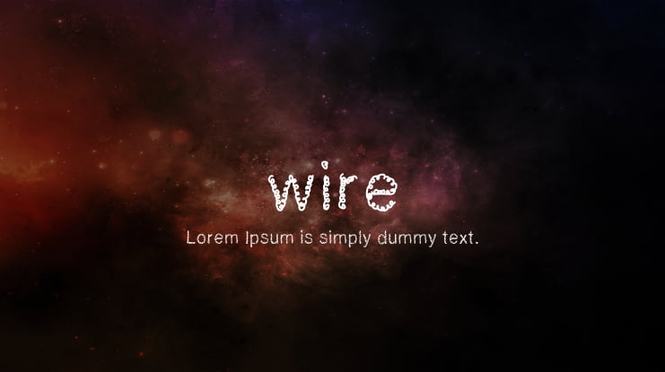 wire Font