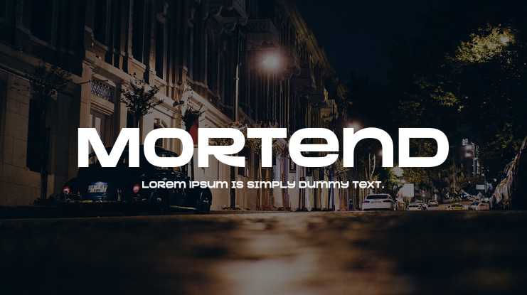 Mortend Font