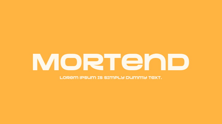 Mortend Font