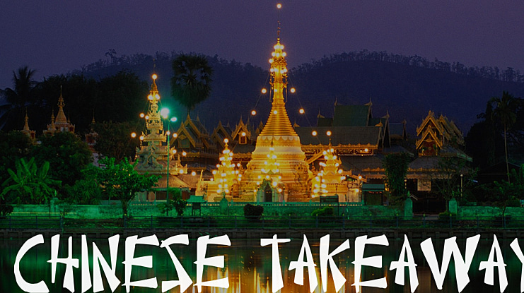 Chinese Takeaway Font