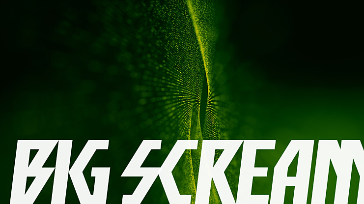 Big Scream Font Family