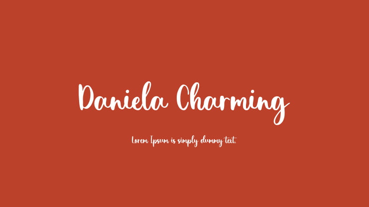 Daniela Charming Font