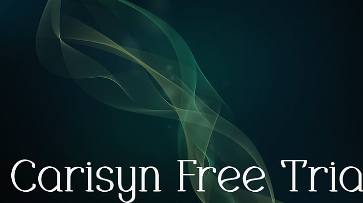 Carisyn Free Trial Font
