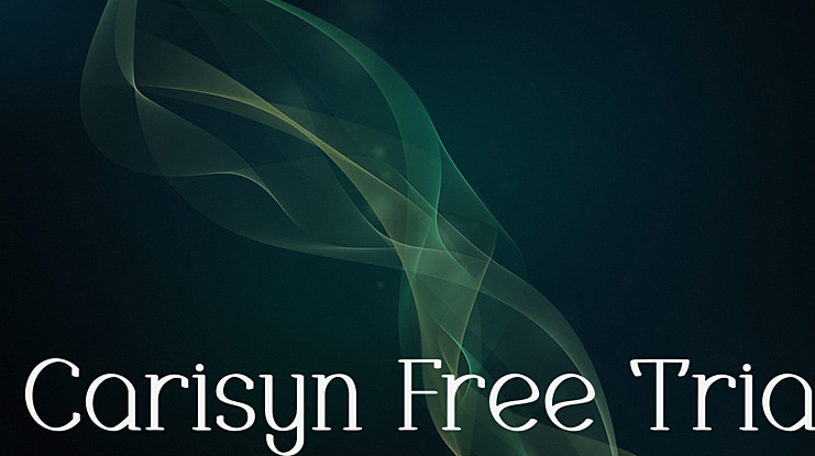 Carisyn Free Trial Font