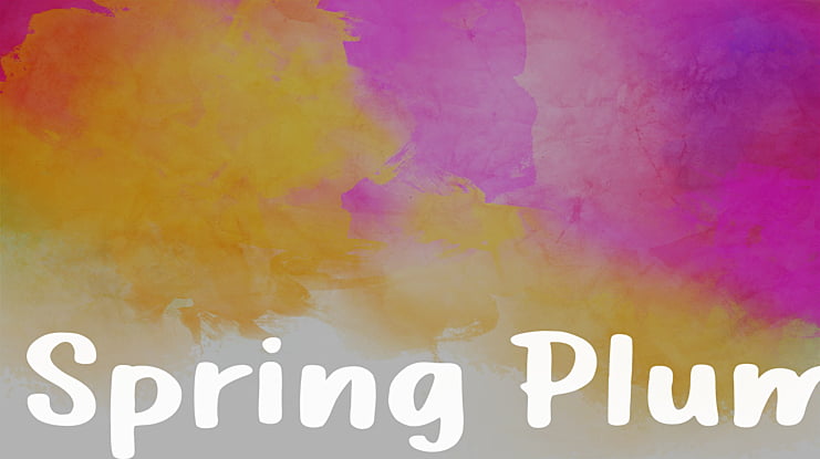 Spring Plum Font