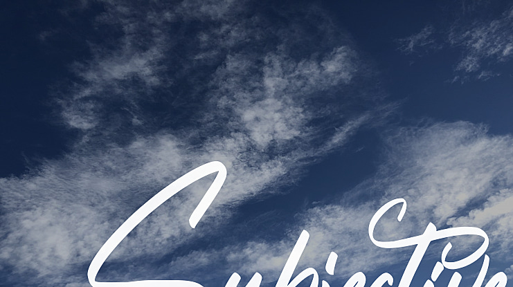 Subjective Font