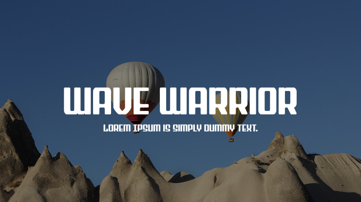 Wave Warrior Font Family