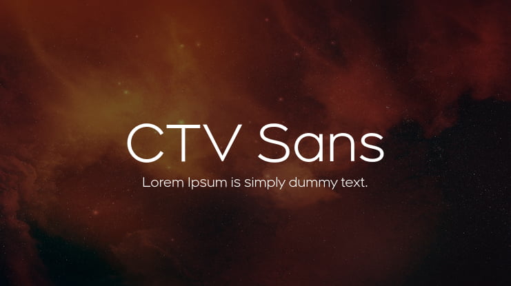 CTV Sans Font Family