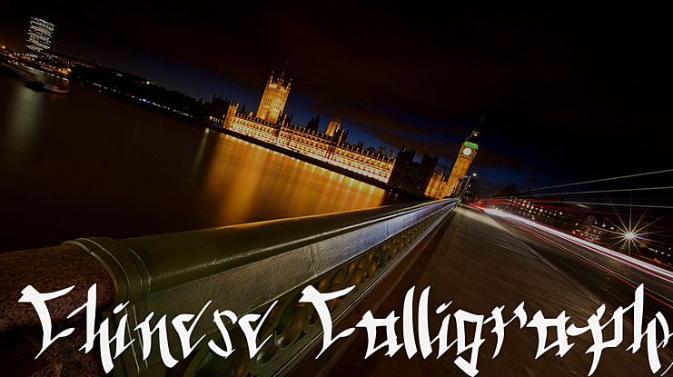 Chinese Calligraphy Font