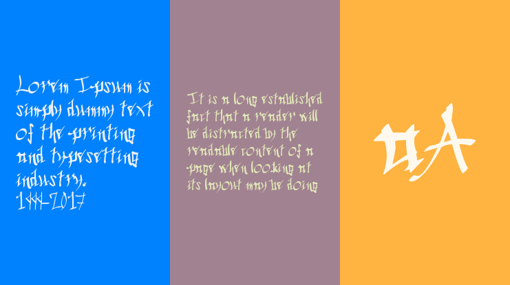 Chinese Calligraphy Font