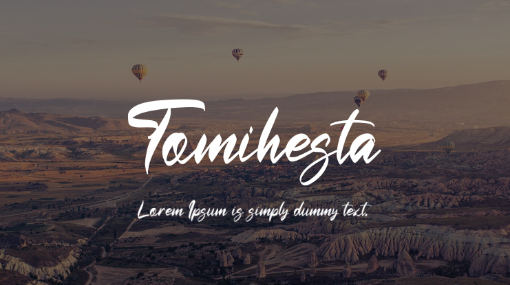 Tomihesta Font