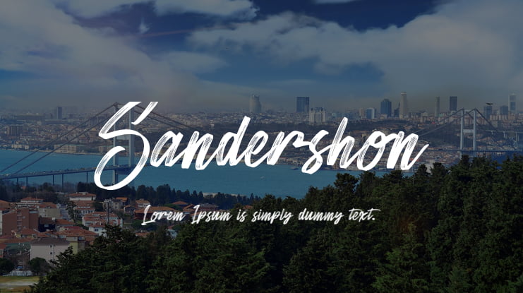 Sandershon Font