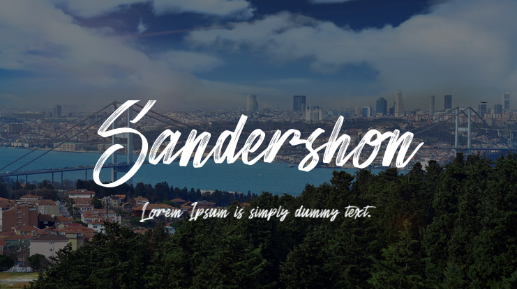 Sandershon Font
