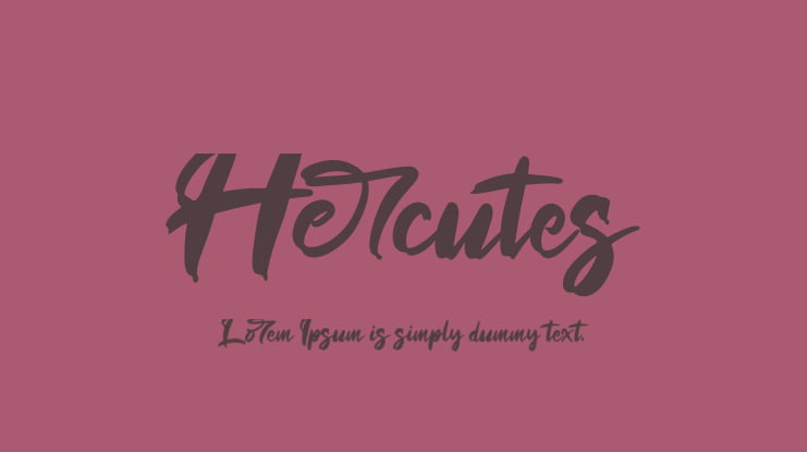 Hercutes Font