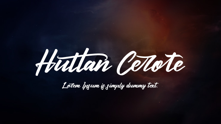 Huttan Cerote Font