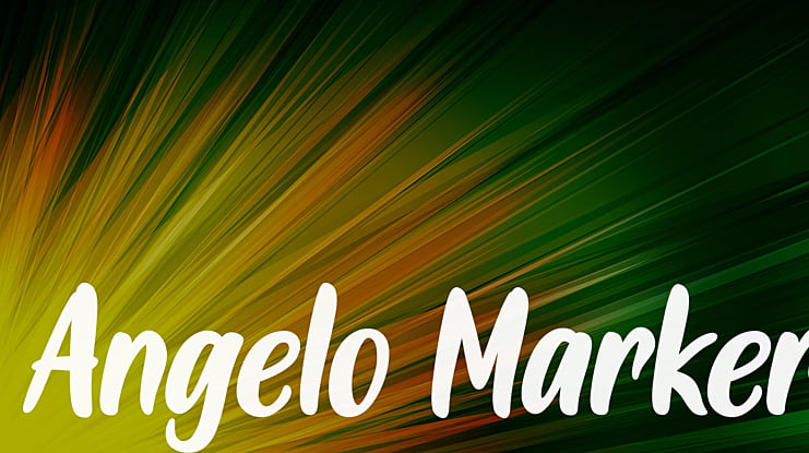 Angelo Marker Font