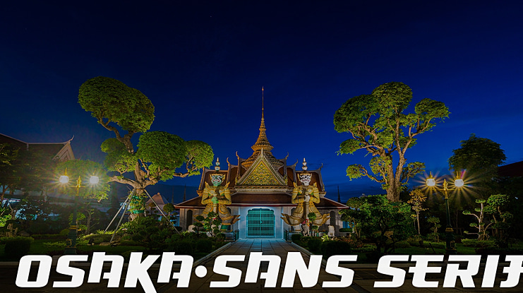 Osaka Sans Serif Font