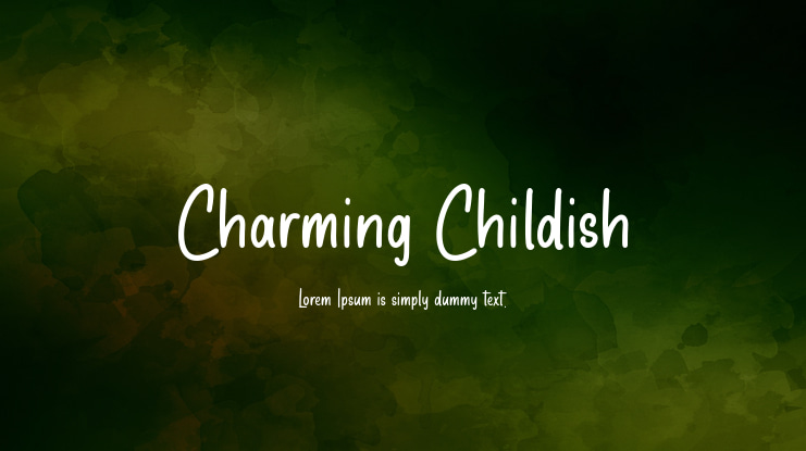 Charming Childish Font