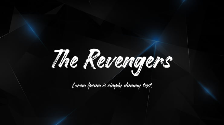 The Revengers Font