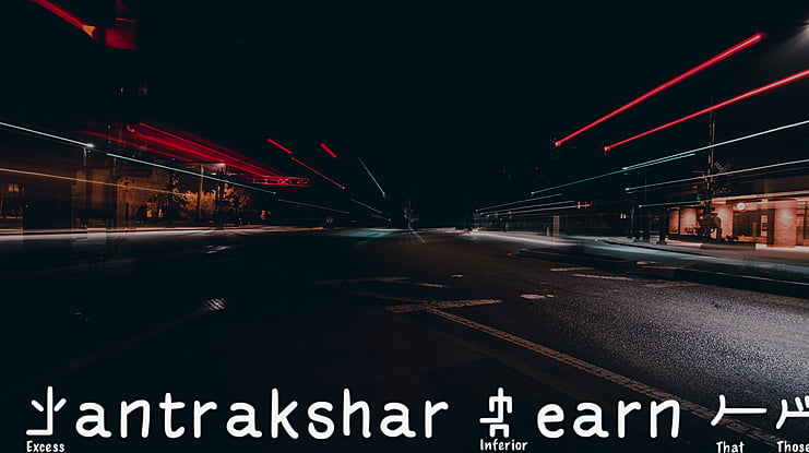 Mantrakshar Learn 02 Font
