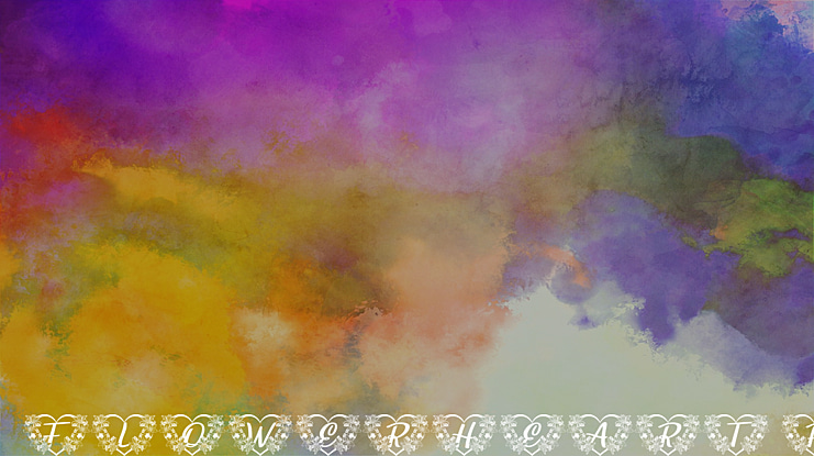 FLOWERHEART PERSONAL USE Font