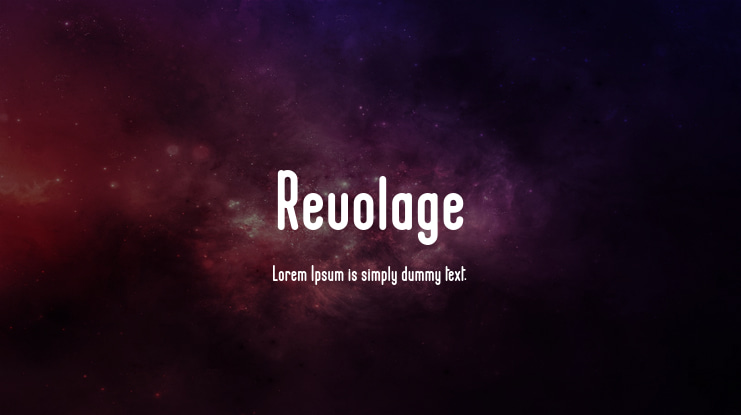 Revolage Font Family