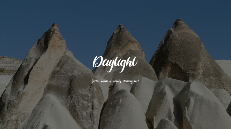 Daylight Font