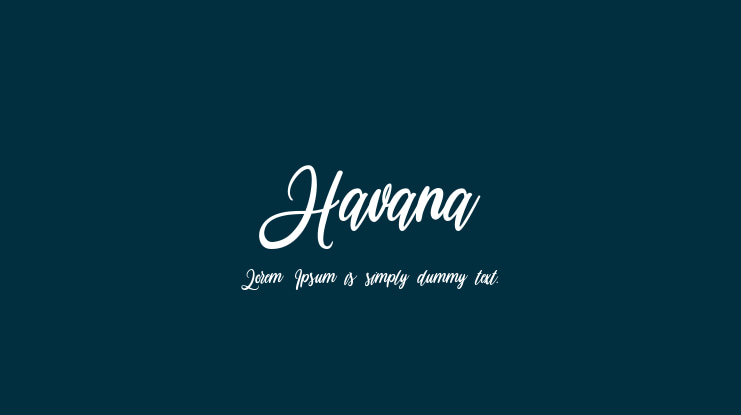 Havana Font