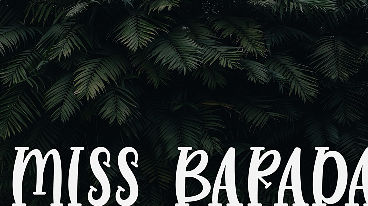 Miss Barada Font