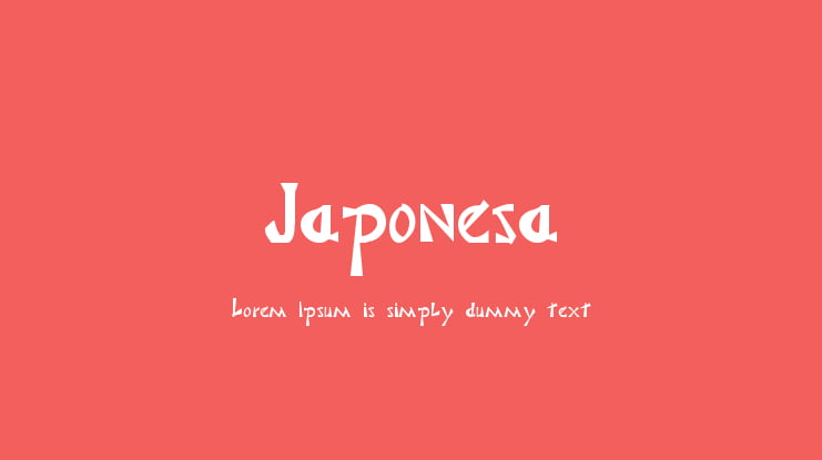 Japonesa Font Family