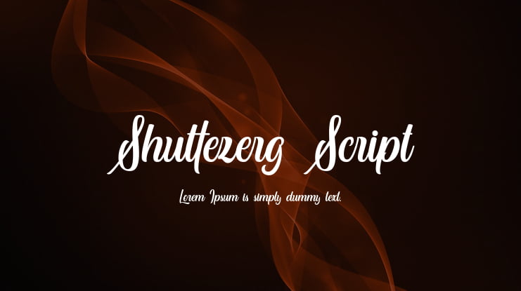 Shuttezerg Script Font
