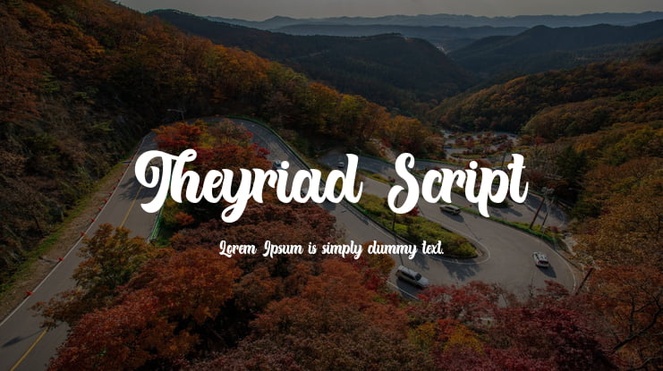 Theyriad Script Font