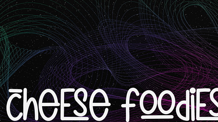 cheese foodies Font