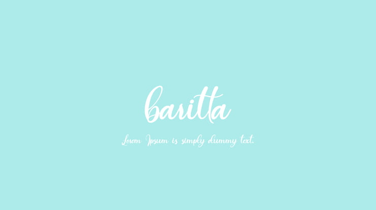 baritta Font