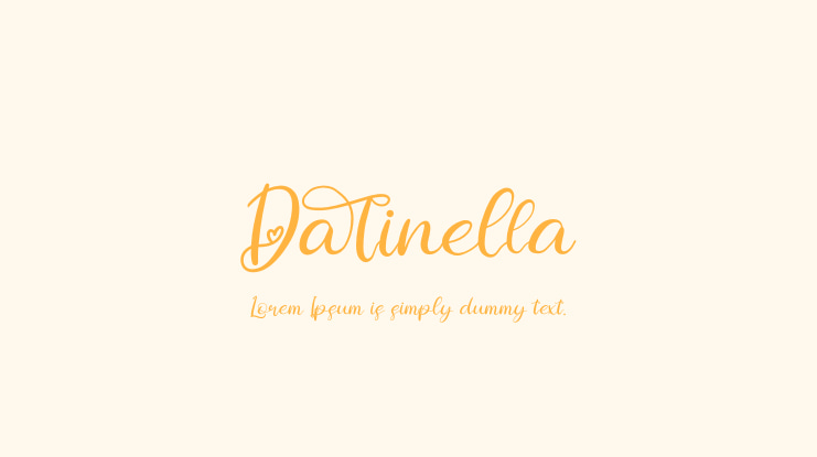 Darinella Font Family