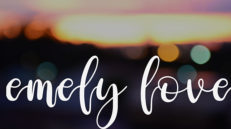 emely love Font