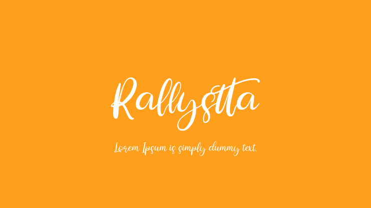 Rallystta Font