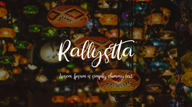 Rallystta Font