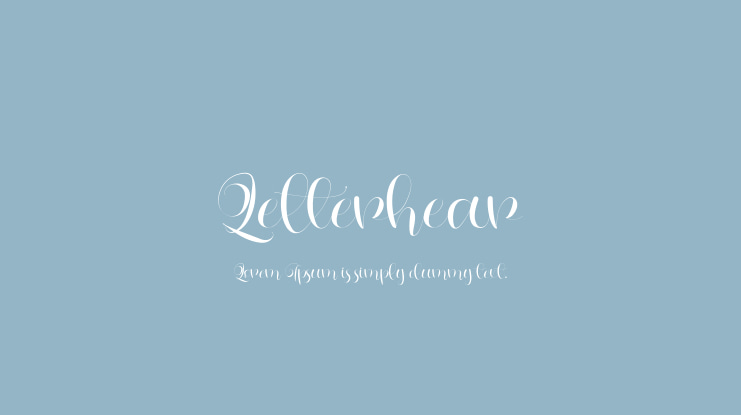 Letterhear Font