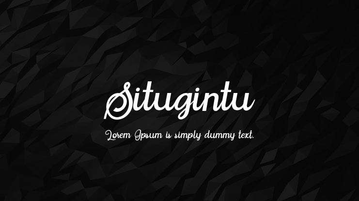 Situgintu Font