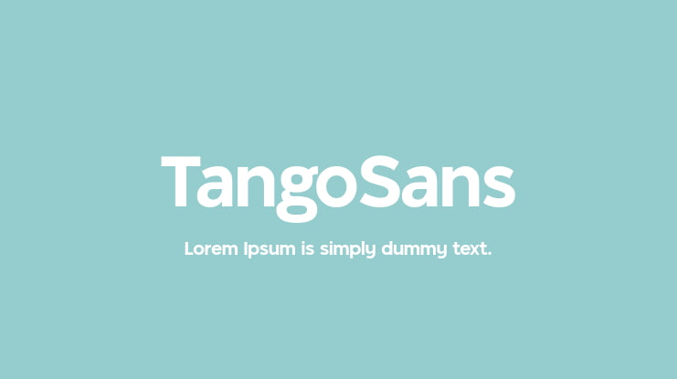 TangoSans Font Family