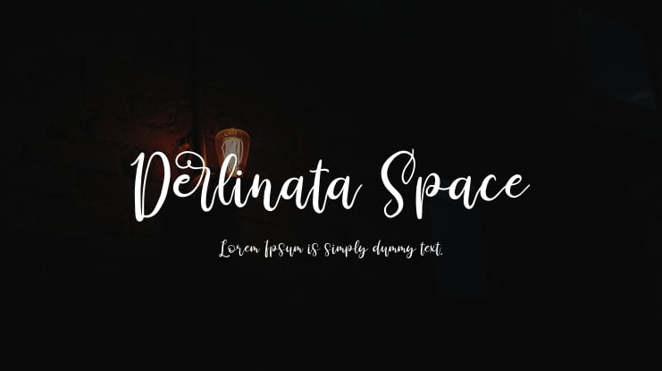 Derlinata Space Font