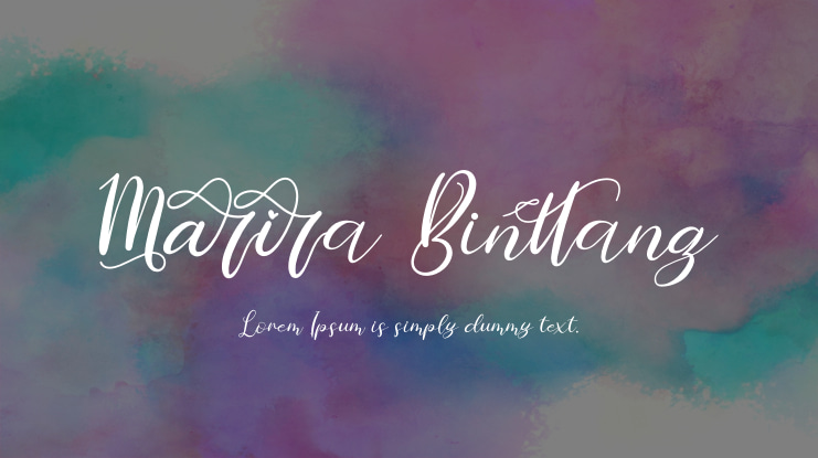 Marira Binttang Font