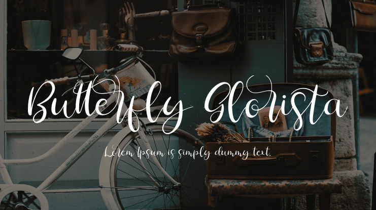 Butterfly Glorista Font Family
