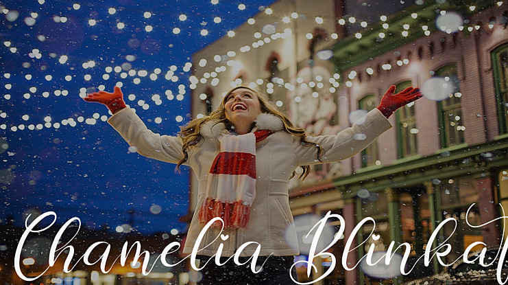 Chamelia Blinkar Font