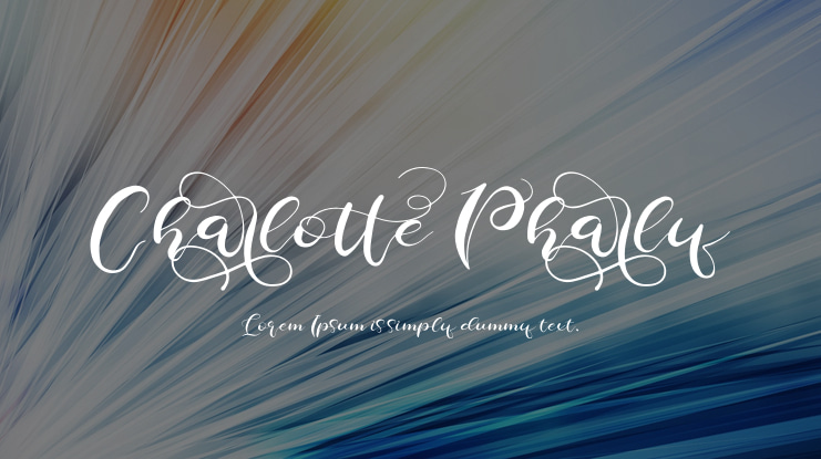 Charlotte Pharly Font