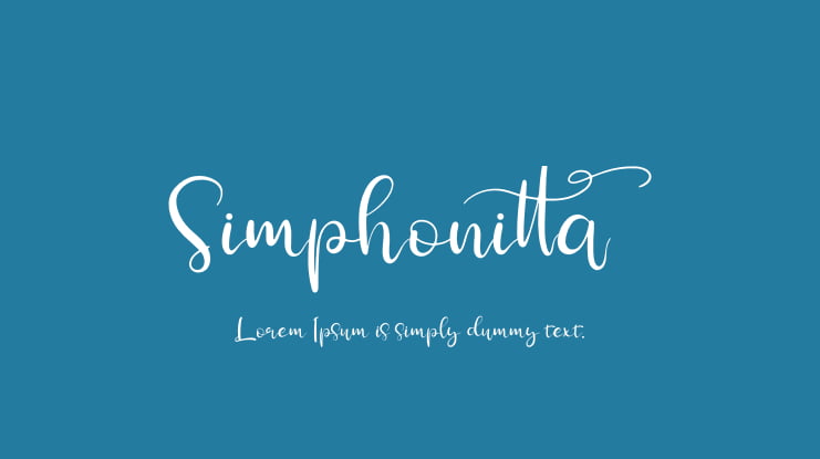 Simphonitta Font
