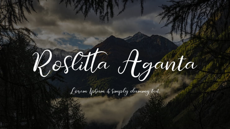 Roslitta Aganta Font